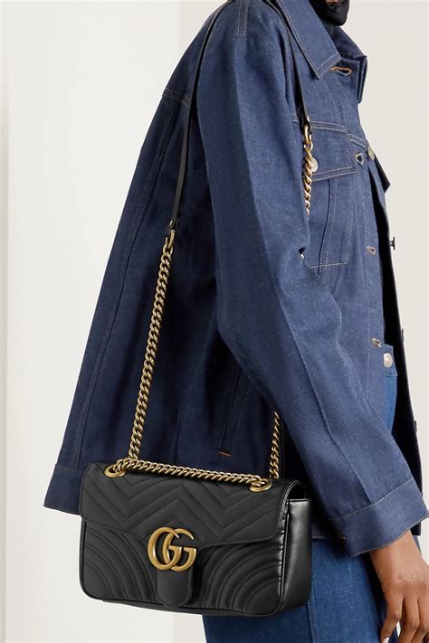 gucci gg marmont small quilted bag|GG Marmont large shoulder bag.